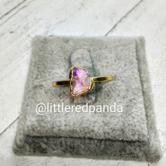 Australian rock opal adjustable ring - Picture 6 of 6